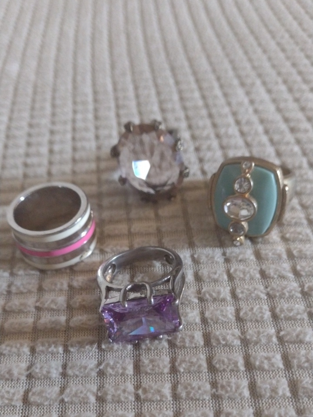 Lia Sophia /Sterling Silver Ring bundle 4 Rings $60